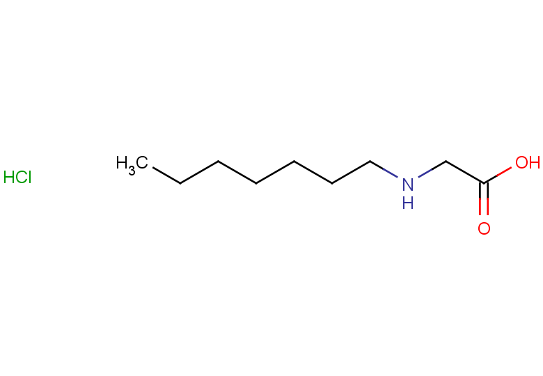 2-(heptylamino)acetic acid hydrochloride