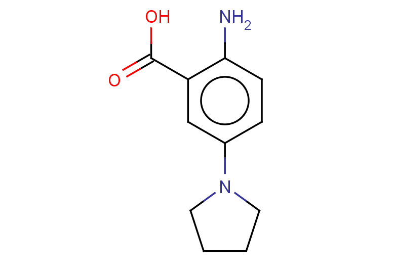 2-amino-5-(pyrrolidin-1-yl)benzoic acid