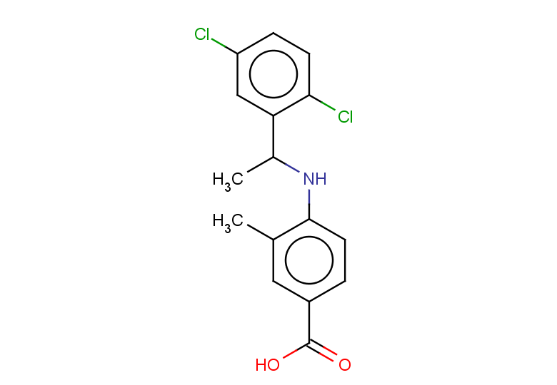 4-{[1-(2,5-dichlorophenyl)ethyl]amino}-3-methylbenzoic acid