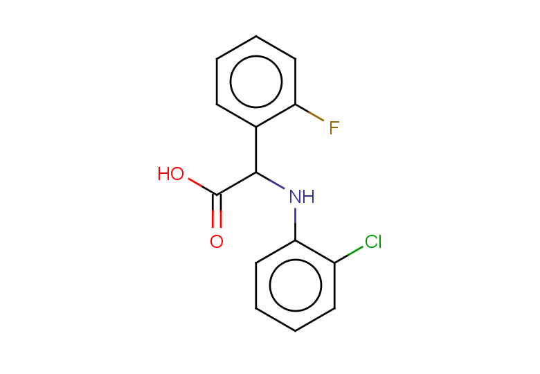2-[(2-chlorophenyl)amino]-2-(2-fluorophenyl)acetic acid