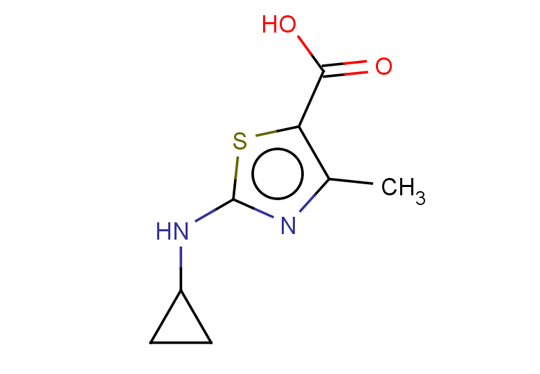 2-(cyclopropylamino)-4-methyl-1,3-thiazole-5-carboxylic acid