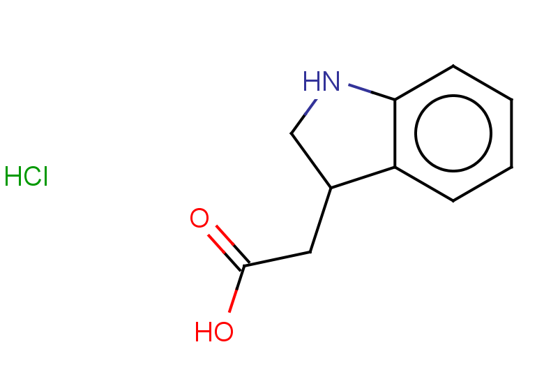 2-(2,3-dihydro-1H-indol-3-yl)acetic acid hydrochloride