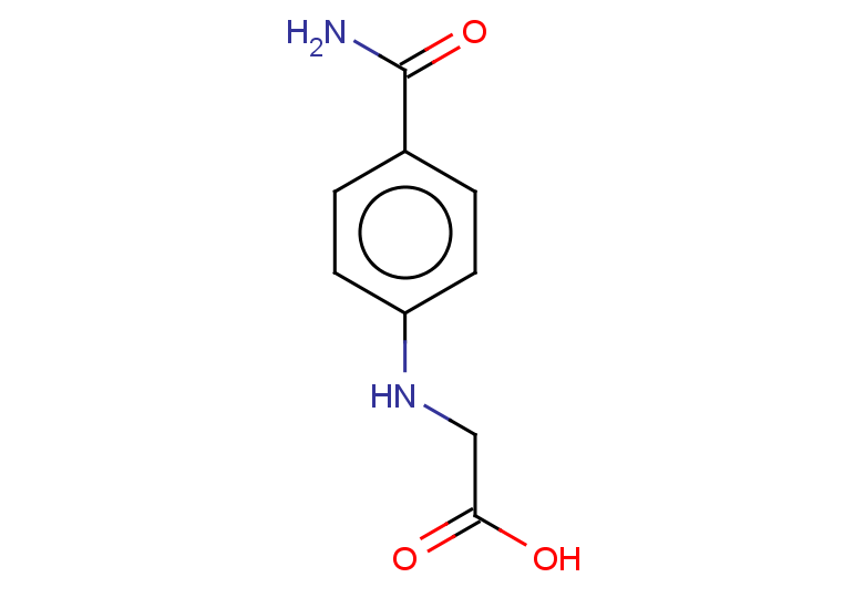 2-[(4-carbamoylphenyl)amino]acetic acid