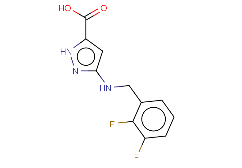 3-{[(2,3-difluorophenyl)methyl]amino}-1H-pyrazole-5-carboxylic acid