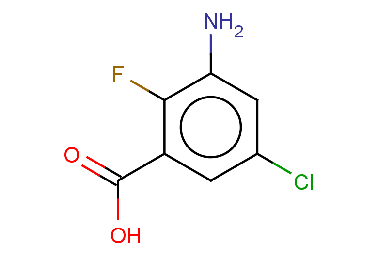 3-amino-5-chloro-2-fluorobenzoic acid
