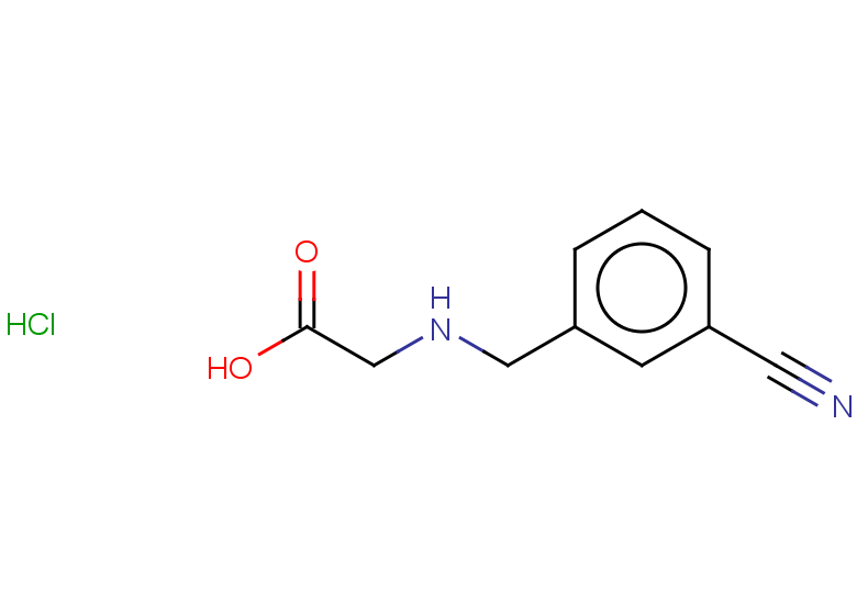 2-{[(3-cyanophenyl)methyl]amino}acetic acid hydrochloride