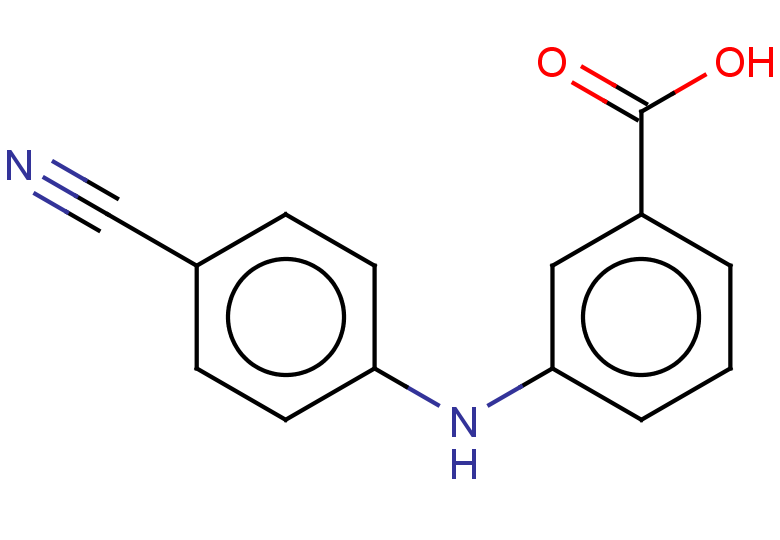 3-[(4-cyanophenyl)amino]benzoic acid