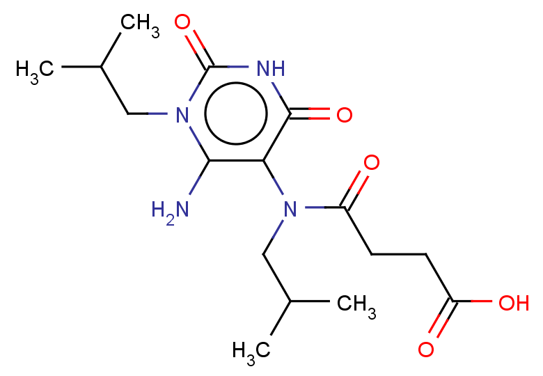 3-{[6-amino-1-(2-methylpropyl)-2,4-dioxo-1,2,3,4-tetrahydropyrimidin-5-yl](2-methylpropyl)carbamoyl}propanoic acid