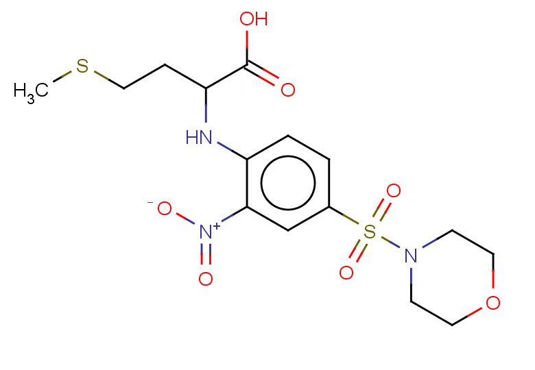 4-(methylsulfanyl)-2-{[4-(morpholine-4-sulfonyl)-2-nitrophenyl]amino}butanoic acid