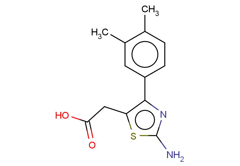 2-[2-amino-4-(3,4-dimethylphenyl)-1,3-thiazol-5-yl]acetic acid