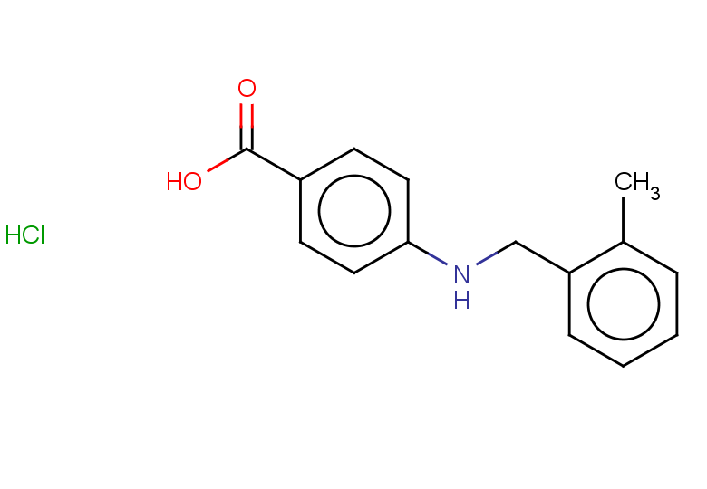4-{[(2-methylphenyl)methyl]amino}benzoic acid hydrochloride