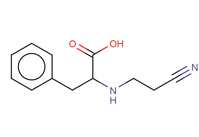 2-[(2-cyanoethyl)amino]-3-phenylpropanoic acid