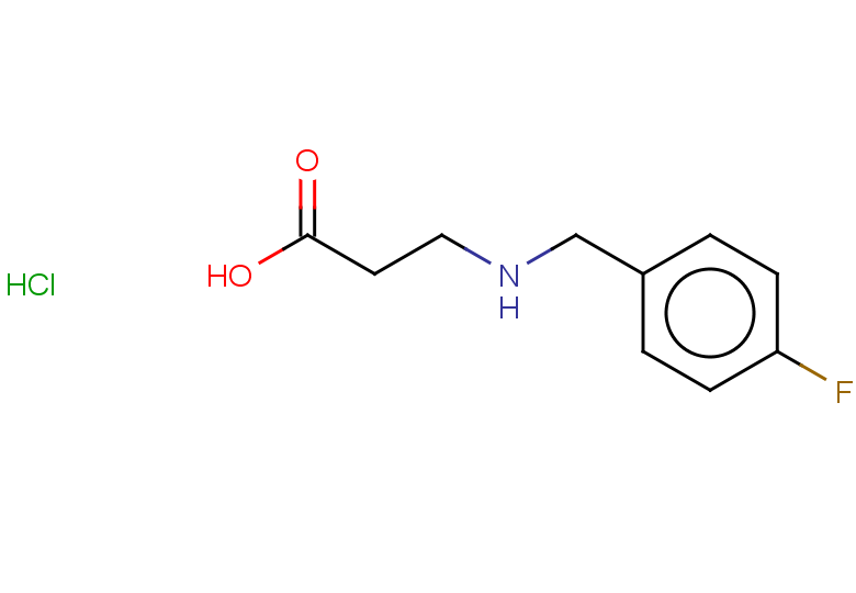 3-{[(4-fluorophenyl)methyl]amino}propanoic acid hydrochloride