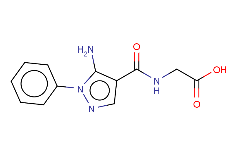 2-[(5-amino-1-phenyl-1H-pyrazol-4-yl)formamido]acetic acid