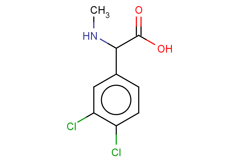 2-(3,4-dichlorophenyl)-2-(methylamino)acetic acid