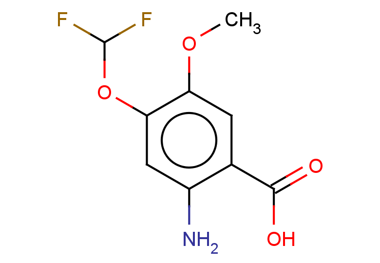 2-amino-4-(difluoromethoxy)-5-methoxybenzoic acid