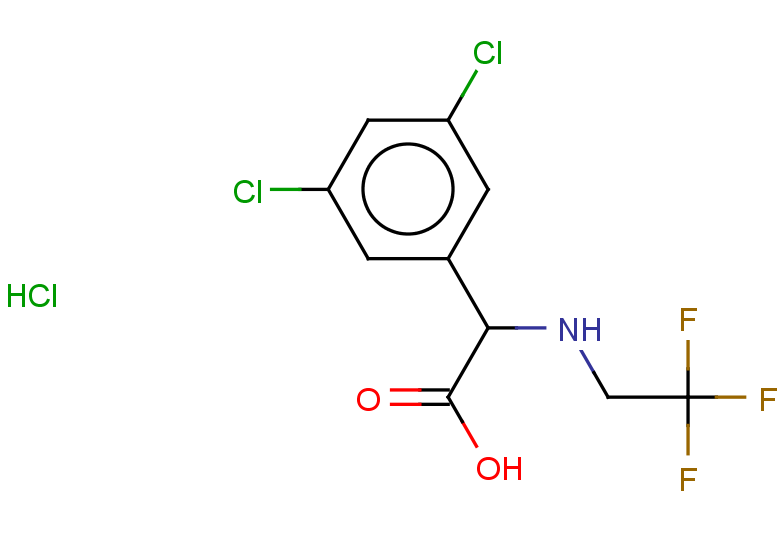 2-(3,5-dichlorophenyl)-2-[(2,2,2-trifluoroethyl)amino]acetic acid hydrochloride