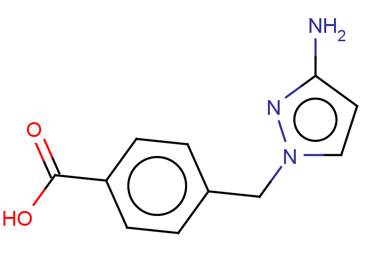 4-[(3-amino-1H-pyrazol-1-yl)methyl]benzoic acid