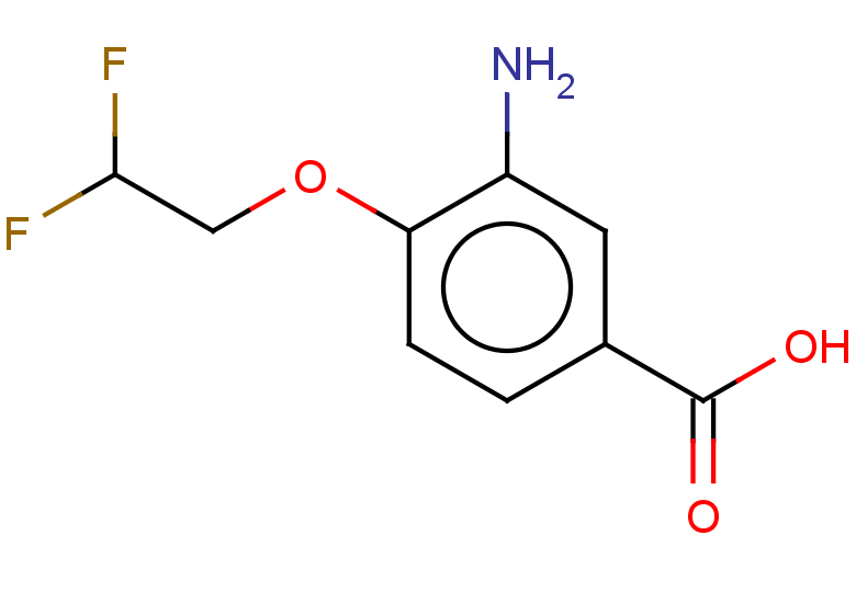 3-amino-4-(2,2-difluoroethoxy)benzoic acid