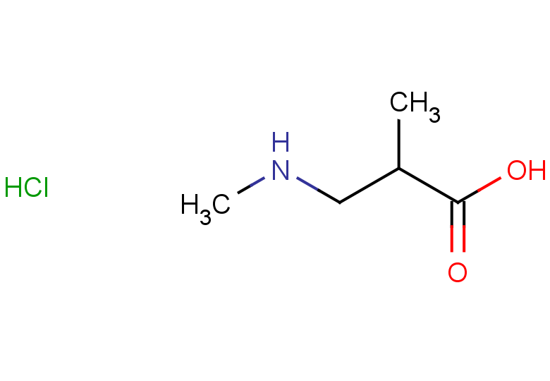 2-methyl-3-(methylamino)propanoic acid hydrochloride