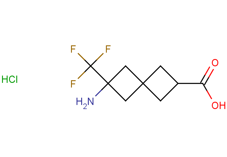 6-amino-6-(trifluoromethyl)spiro[3.3]heptane-2-carboxylic acid hydrochloride