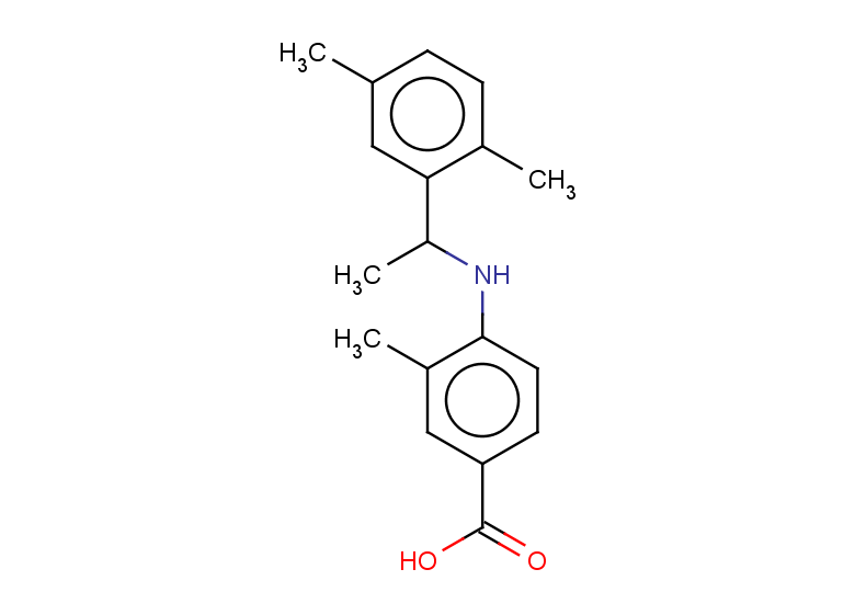 4-{[1-(2,5-dimethylphenyl)ethyl]amino}-3-methylbenzoic acid