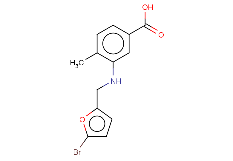 3-{[(5-bromofuran-2-yl)methyl]amino}-4-methylbenzoic acid
