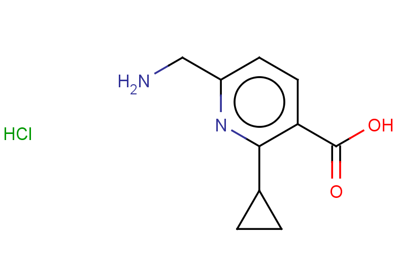 6-(aminomethyl)-2-cyclopropylpyridine-3-carboxylic acid hydrochloride