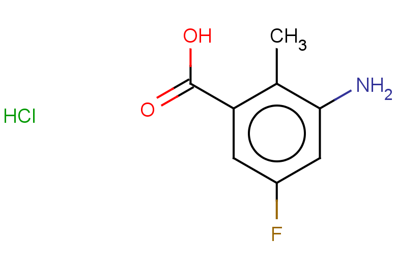3-amino-5-fluoro-2-methylbenzoic acid hydrochloride
