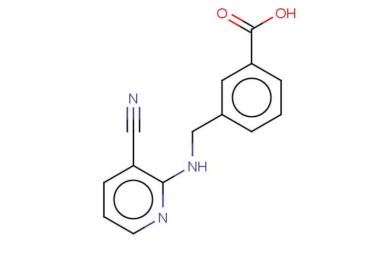 3-{[(3-cyanopyridin-2-yl)amino]methyl}benzoic acid