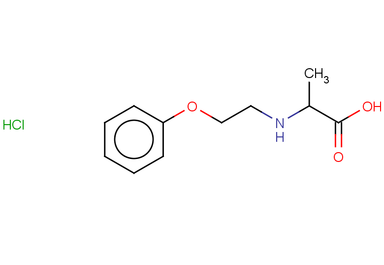 2-[(2-phenoxyethyl)amino]propanoic acid hydrochloride