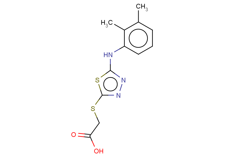 2-({5-[(2,3-dimethylphenyl)amino]-1,3,4-thiadiazol-2-yl}sulfanyl)acetic acid