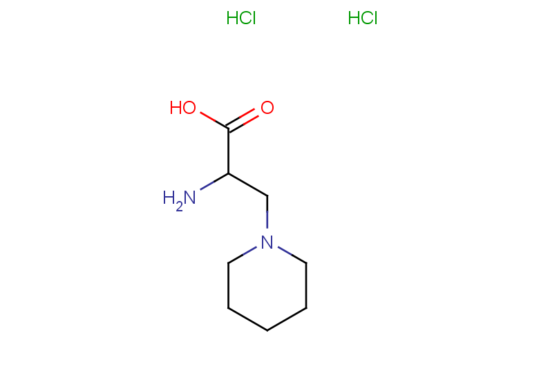 2-amino-3-(piperidin-1-yl)propanoic acid dihydrochloride