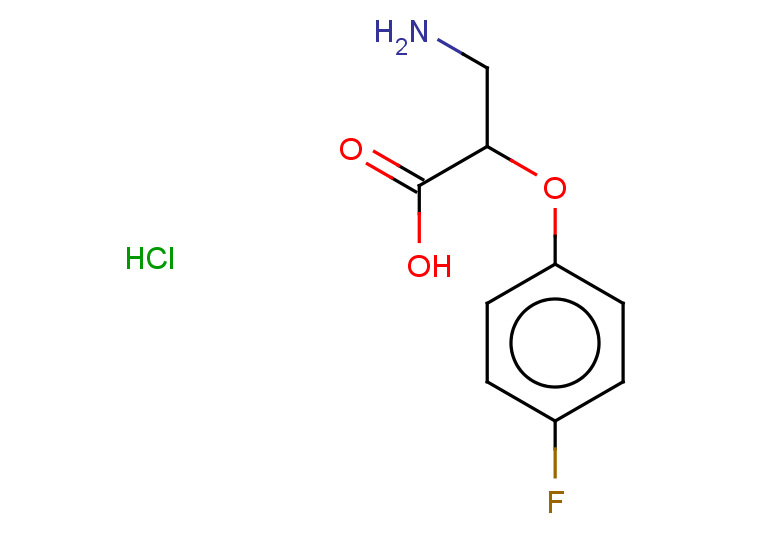 3-amino-2-(4-fluorophenoxy)propanoic acid hydrochloride