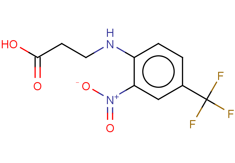 3-{[2-nitro-4-(trifluoromethyl)phenyl]amino}propanoic acid