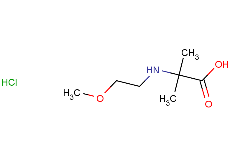 2-[(2-methoxyethyl)amino]-2-methylpropanoic acid hydrochloride