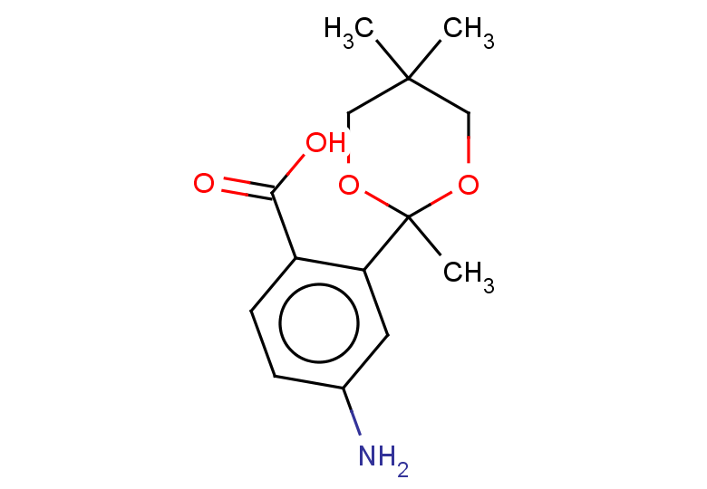 4-amino-2-(2,5,5-trimethyl-1,3-dioxan-2-yl)benzoic acid