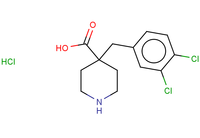 4-[(3,4-dichlorophenyl)methyl]piperidine-4-carboxylic acid hydrochloride
