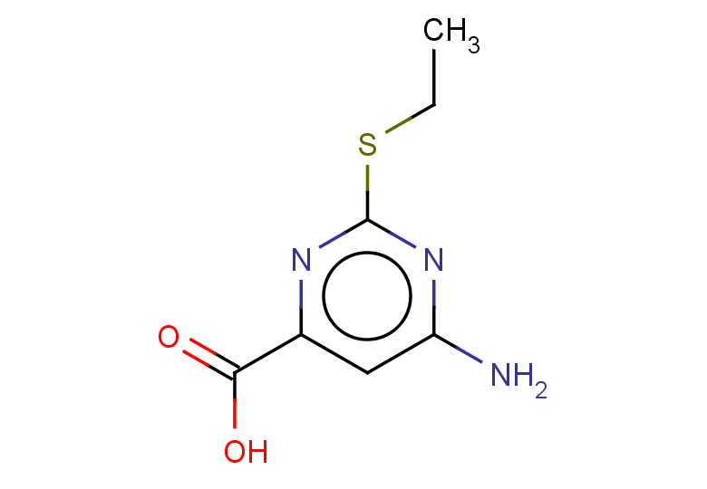 6-amino-2-(ethylsulfanyl)pyrimidine-4-carboxylic acid
