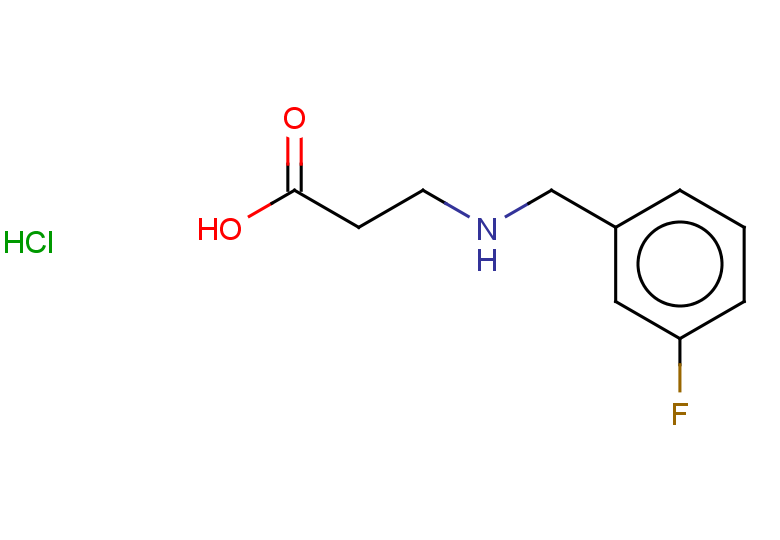 3-{[(3-fluorophenyl)methyl]amino}propanoic acid hydrochloride