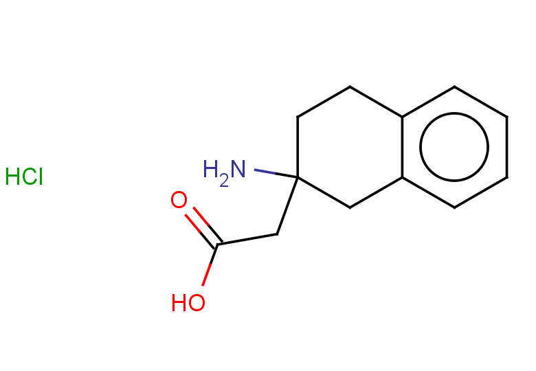 2-(2-amino-1,2,3,4-tetrahydronaphthalen-2-yl)acetic acid hydrochloride