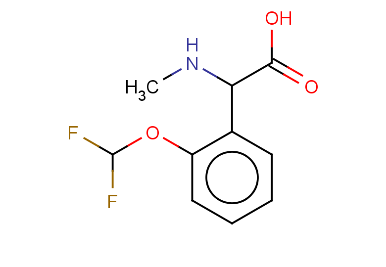 2-[2-(difluoromethoxy)phenyl]-2-(methylamino)acetic acid