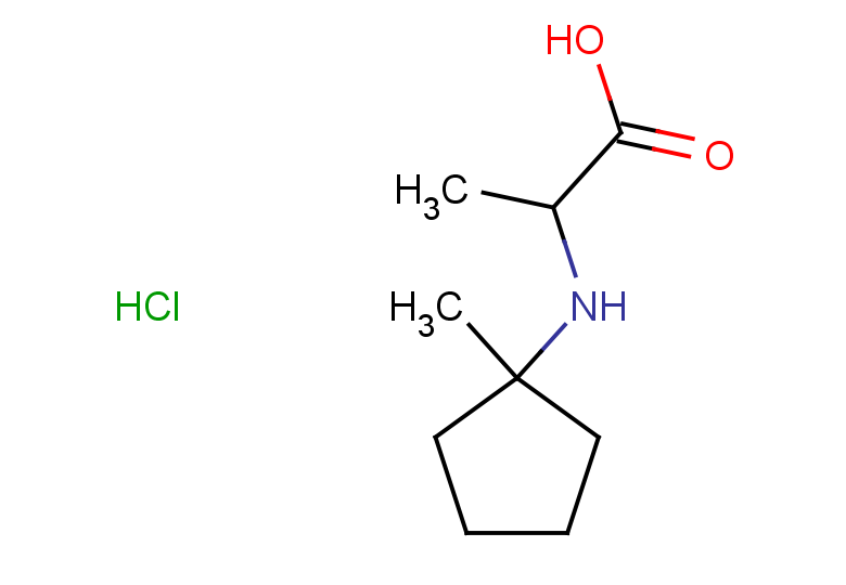 2-[(1-methylcyclopentyl)amino]propanoic acid hydrochloride