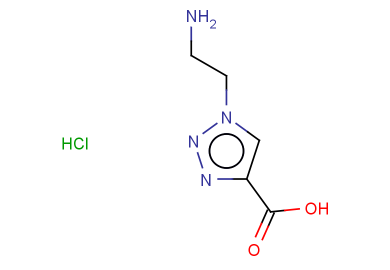 1-(2-aminoethyl)-1H-1,2,3-triazole-4-carboxylic acid hydrochloride