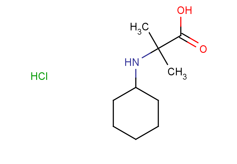 2-(cyclohexylamino)-2-methylpropanoic acid hydrochloride