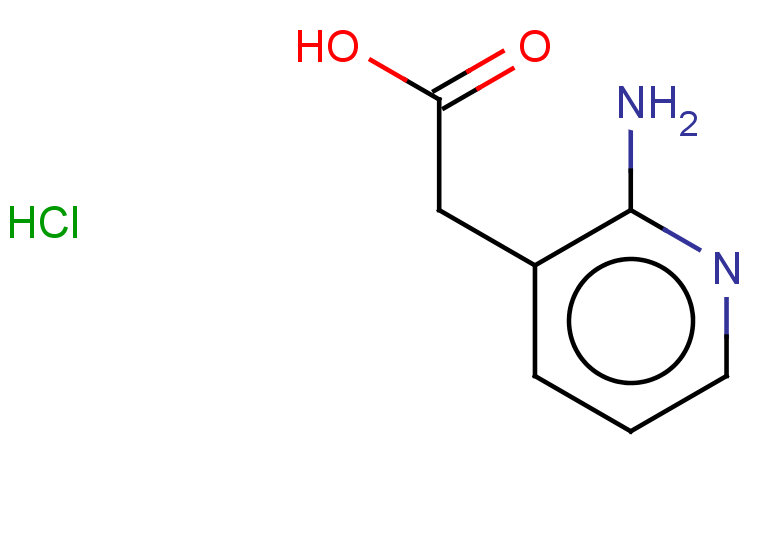 2-(2-aminopyridin-3-yl)acetic acid hydrochloride
