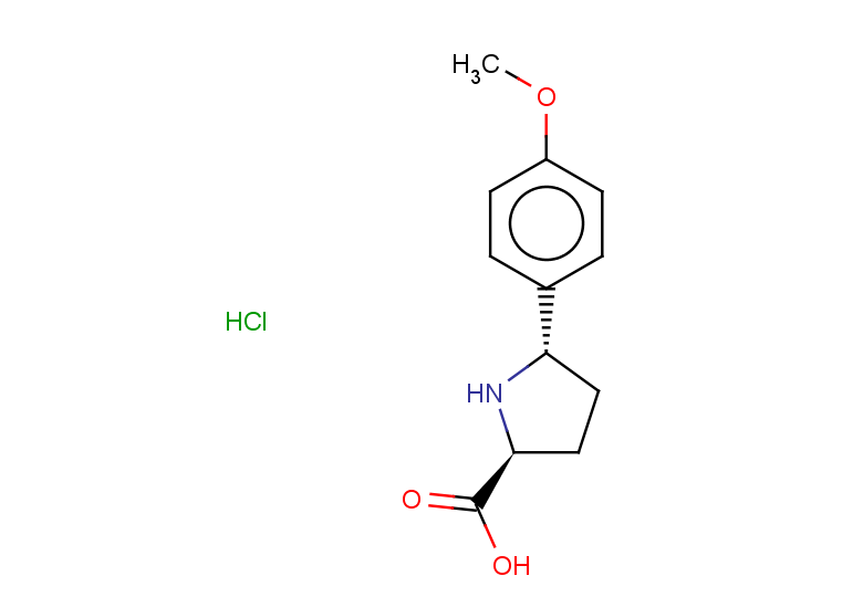 (2S,5S)-5-(4-methoxyphenyl)pyrrolidine-2-carboxylic acid hydrochloride