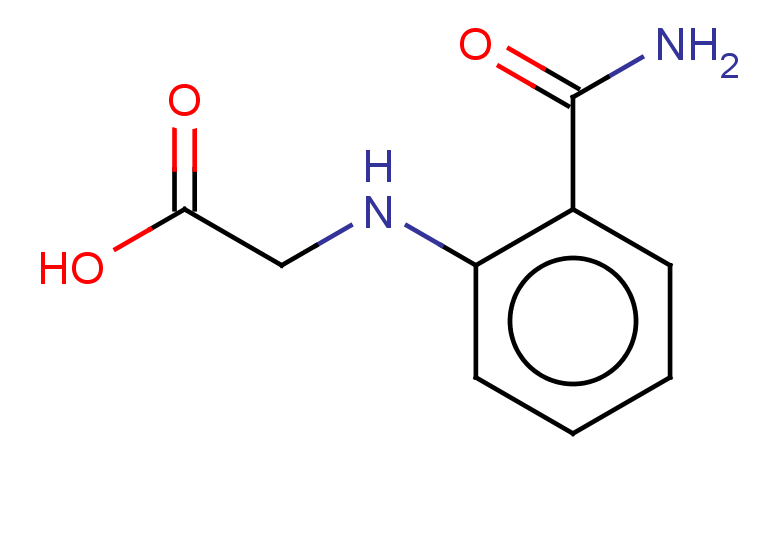 2-[(2-carbamoylphenyl)amino]acetic acid