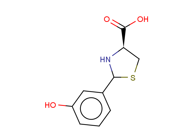 (4S)-2-(3-hydroxyphenyl)-1,3-thiazolidine-4-carboxylic acid