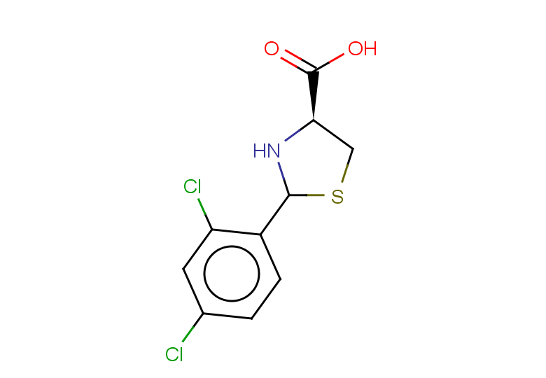 (4S)-2-(2,4-dichlorophenyl)-1,3-thiazolidine-4-carboxylic acid, Mixture of diastereomers